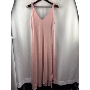 Women’s Luna Allegra Large Millennial Pink Tank Maxi Dress